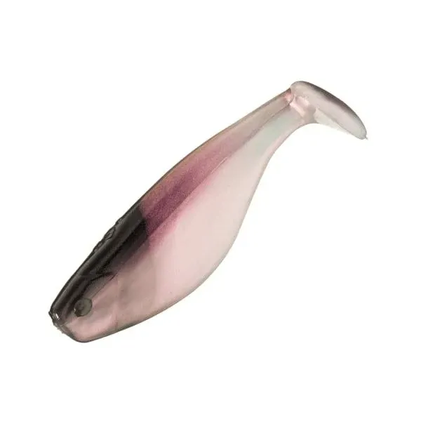 Mister Twister 3" Sassy Shad White Pearl/Black