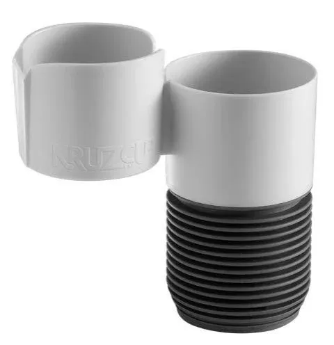 Kruzcup Two-Cup Console Organizer (White)