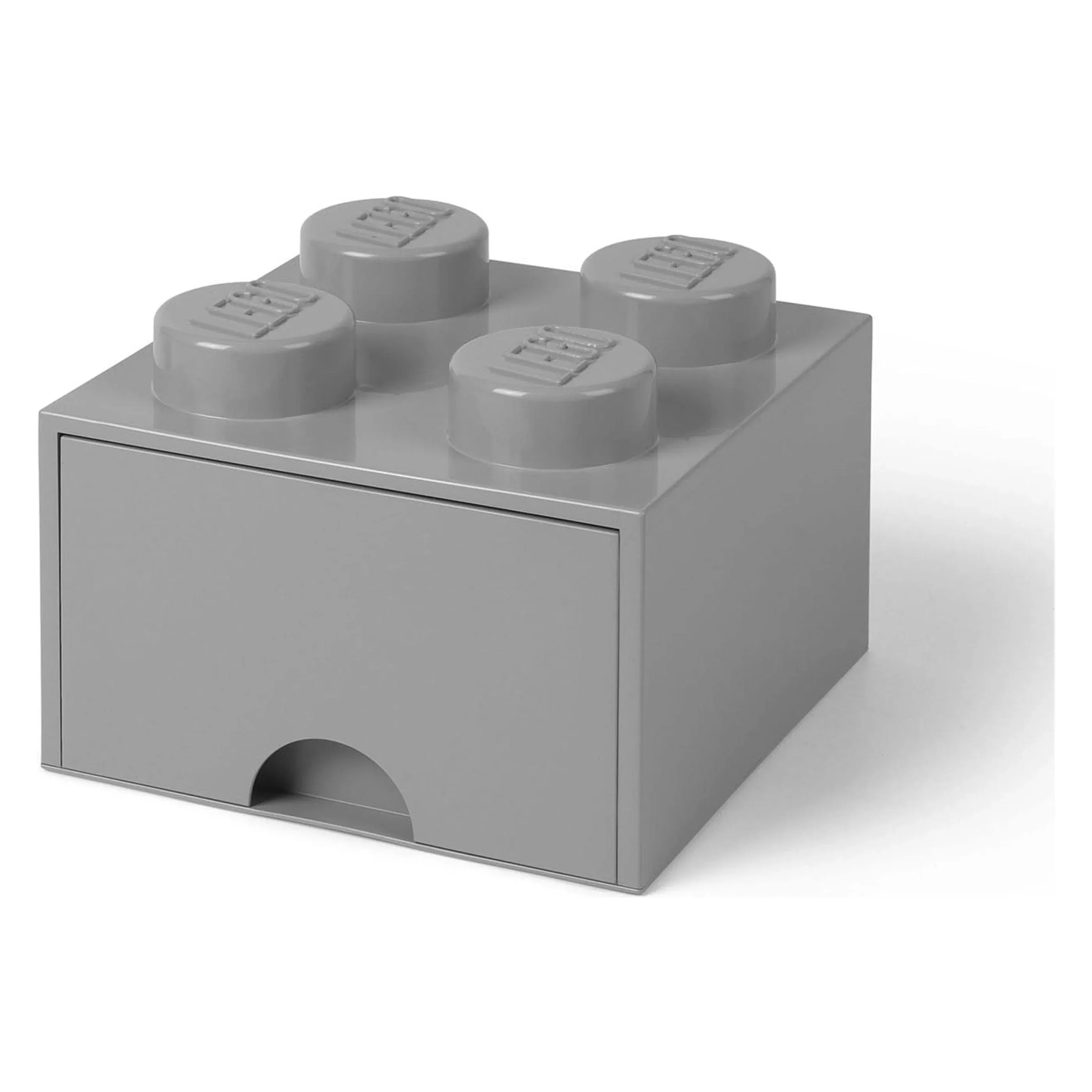 Lego Storage Brick Drawer 4, Med Stone Grey