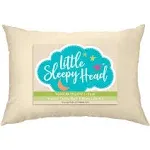 Little Sleepy Head Toddler Pillow 13x18 - Hypoallergenic Ergonomic Pillow for Sleeping, Kids Pillow, Nursery Pillow, Soft Neck Support Pillow (1-Pack)