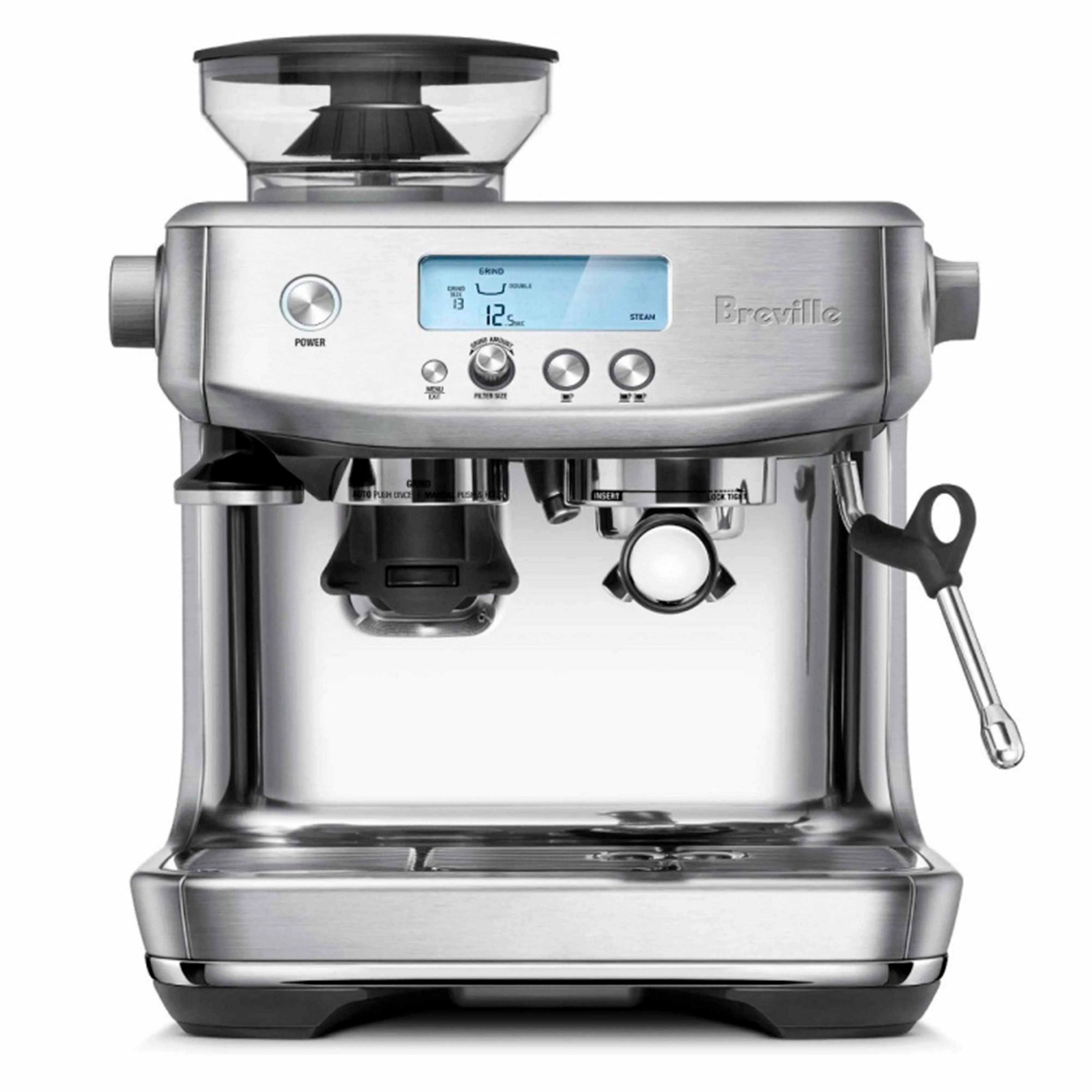 Breville Barista Pro Espresso Machine, 2 liters, Brushed Stainless Steel, BES878BSS