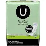 U by Kotex Heavy Ultra Thin Pads (56 ct)