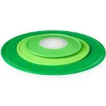 OXO Good Grips 3 Piece Reusable Silicone Lid, Green (S, M, &amp; L - 3 Piece Set)