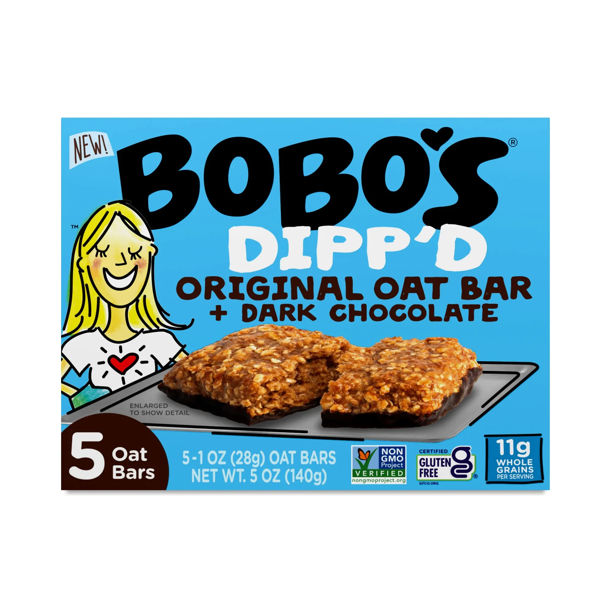 Bobo's Dark Chocolate Dipp'd Oat Bars