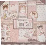 Stamperia Double-Sided Paper Pad 12"x12" 10/Pkg-Little Girl, 10 Designs/1 Each