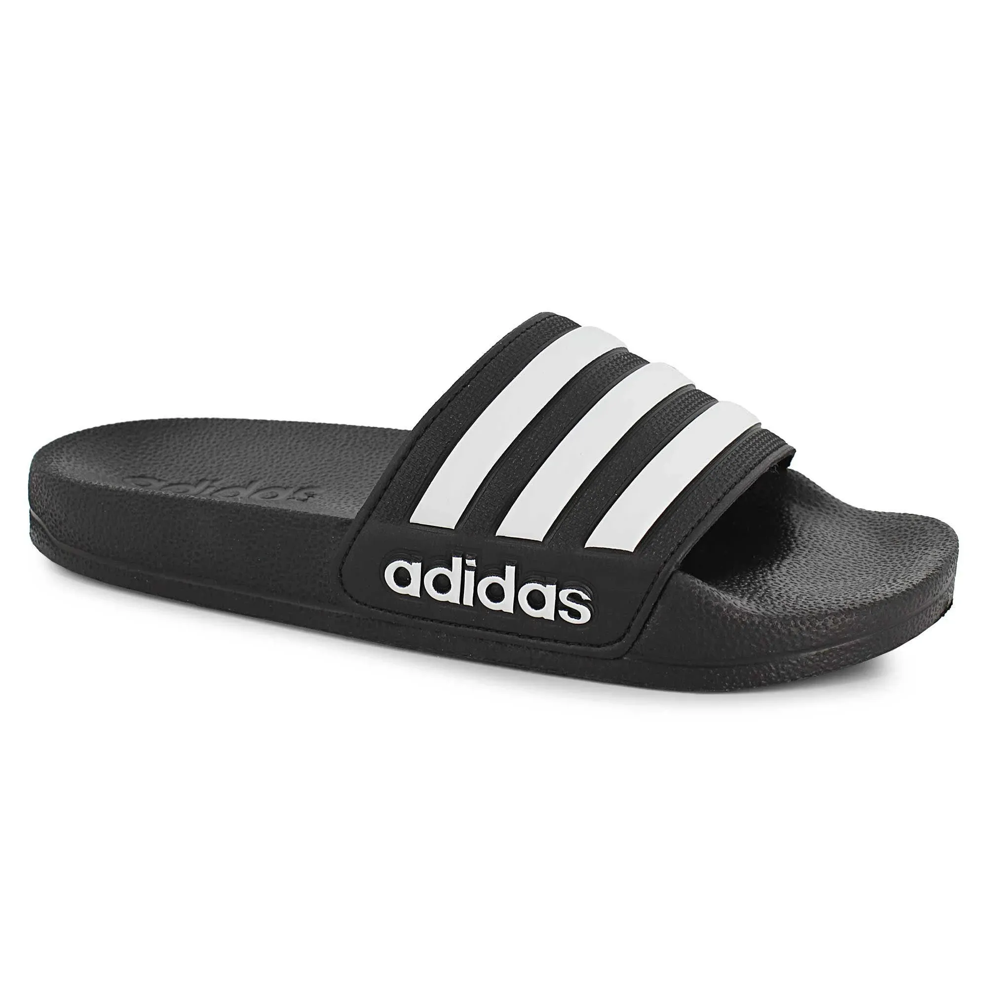 Adidas Adilette Shower K Kids Slide Sandal G27625 | Black/White | Size 2 M