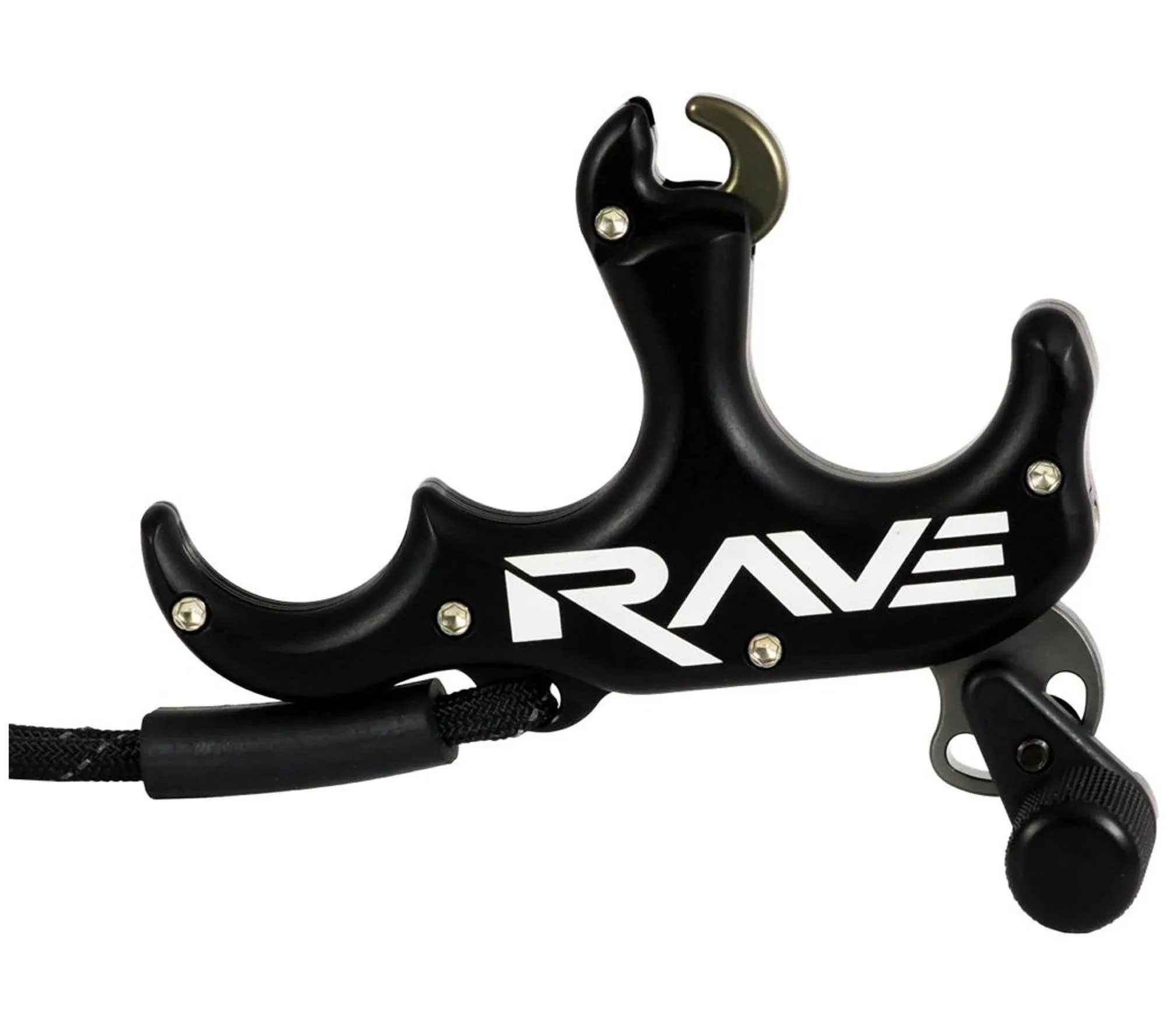 Tru Ball Rave Release 3 Finger Black TRV3-BK