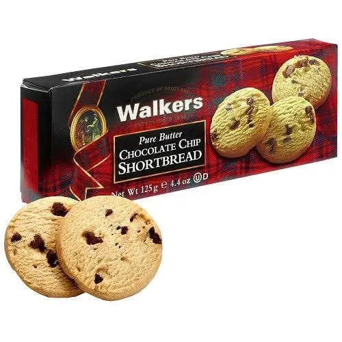 Walkers Shortbread Chocolate Chip - 4.4 oz