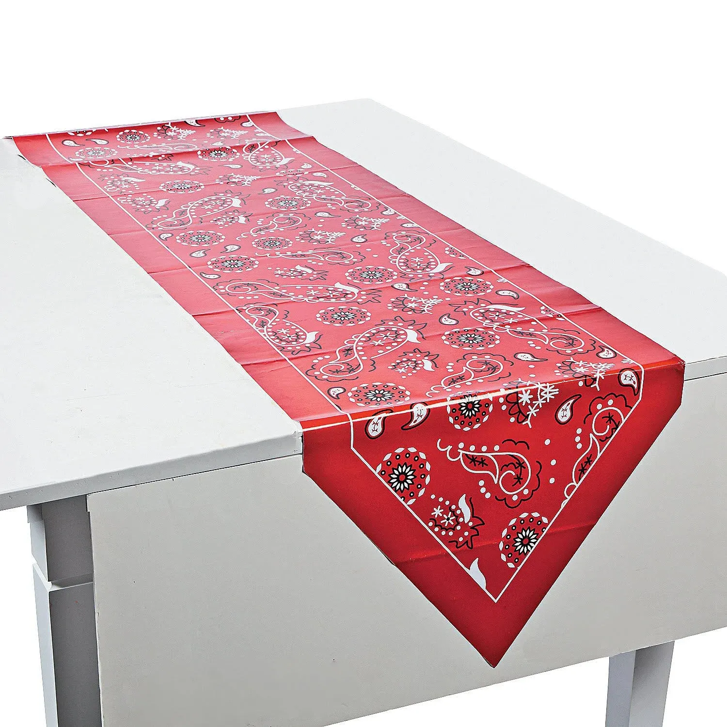 17 x 90 Red Bandana Table Runner