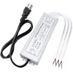 12V 300W LED Power Supply, IP67 Waterproof Power Supplies Driver, AC 110-260V to