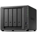 Synology 64TB DiskStation DS923+ 4-bay SATA NAS Server, 32GB RAM, 1TB Cache