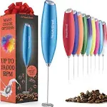 Powerful Handheld Milk Frother, Mini Milk Foamer, Battery Operated (Not