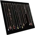 14.7"x12" 17 Hook Necklace Jewelry Tray/Display Organizer/Pad/Showcase/Display case