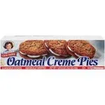 Little Debbie Sandwich Cookies, Oatmeal Creme Pies - 12 cookies [1 lb 0.2 oz (16.2 oz) 459 g]