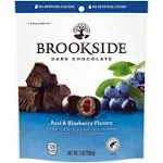 Brookside Dark Chocolate ACAI &amp; BLUEBERRY FLAVORS 7 Oz Bag