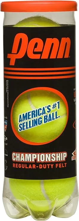 Penn Championship Regular Duty Tennis Balls (Can)