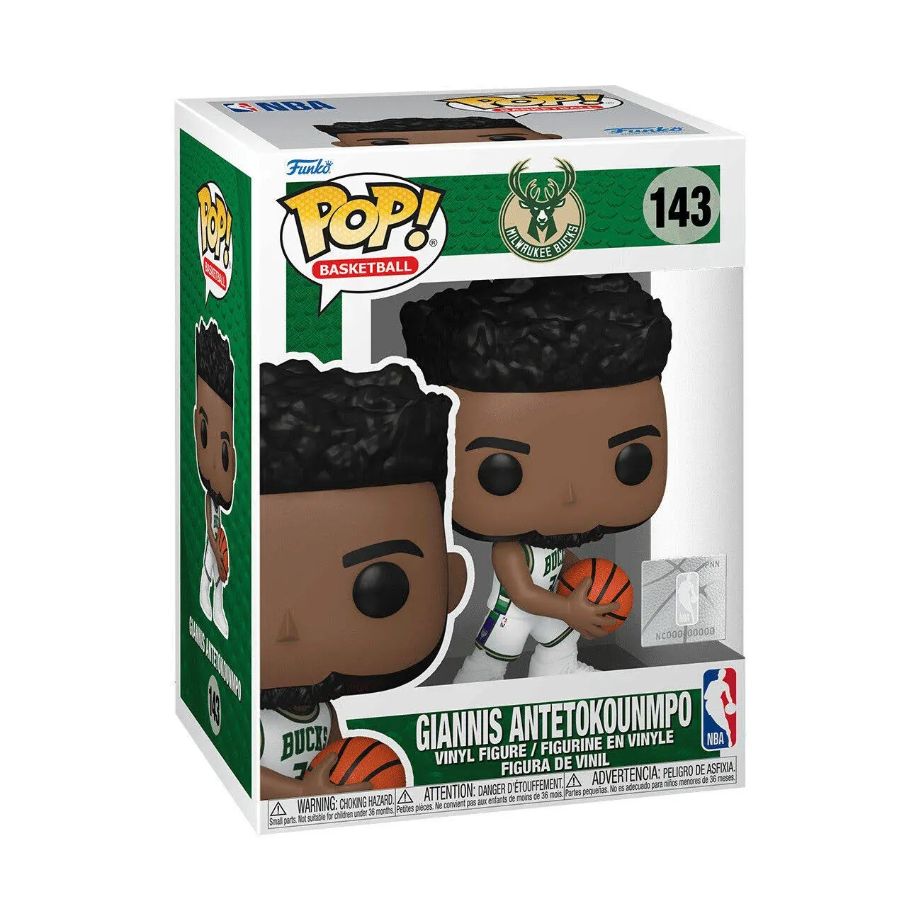 Funko NBA Bucks Giannis Antetokounmpo (City Edition 2021) Pop! Vinyl Figure