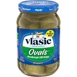 Vlasic Ovals Hamburger Dill Pickle Chips