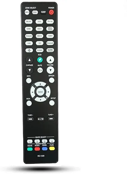 RC-1228 RC-1227 RC-1192 Replaced Remote fit for Denon AV Receiver AVR-X3600H