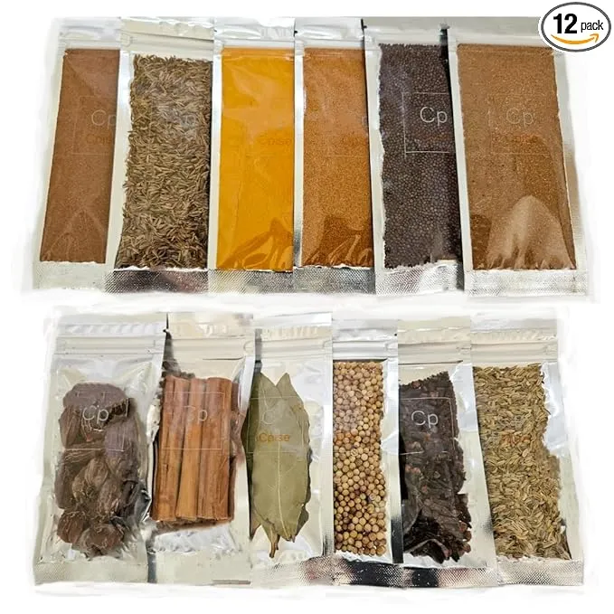 Cpise Organic Spice Starter Set with Whole Spices Included