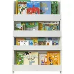 Tidy Books® Children’s Bookshelf 43.3” x 30.3” x 2.8” - The Original Handmade Classic Book Storage Solution for Kids Age 0-10 - 4 Shelves - White