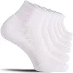 CS CELERSPORT 6 Pairs Women's Running Ankle Socks Athletic Sport Socks Cushioned