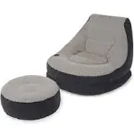 Intex Inflatable Ultra Lounge Chair And Ottoman