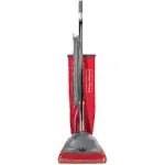 Sanitaire EUK688 SC688 Upright Vacuum, Bagged, 7 amp, 1.53 gal, Red, Silver