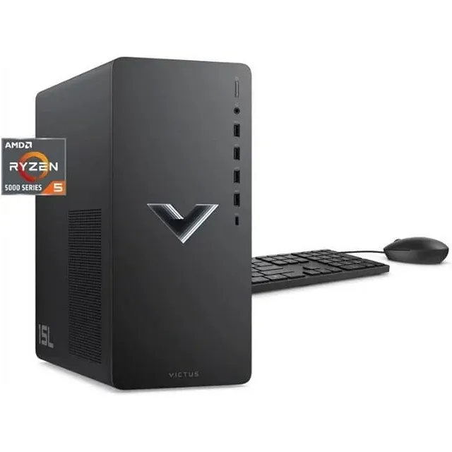 HP Victus 15L Gaming Desktop PC AMD Ryzen 5 5600g AMD Rx6400