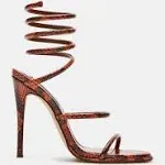 Steve Madden Exotica Orange Snake