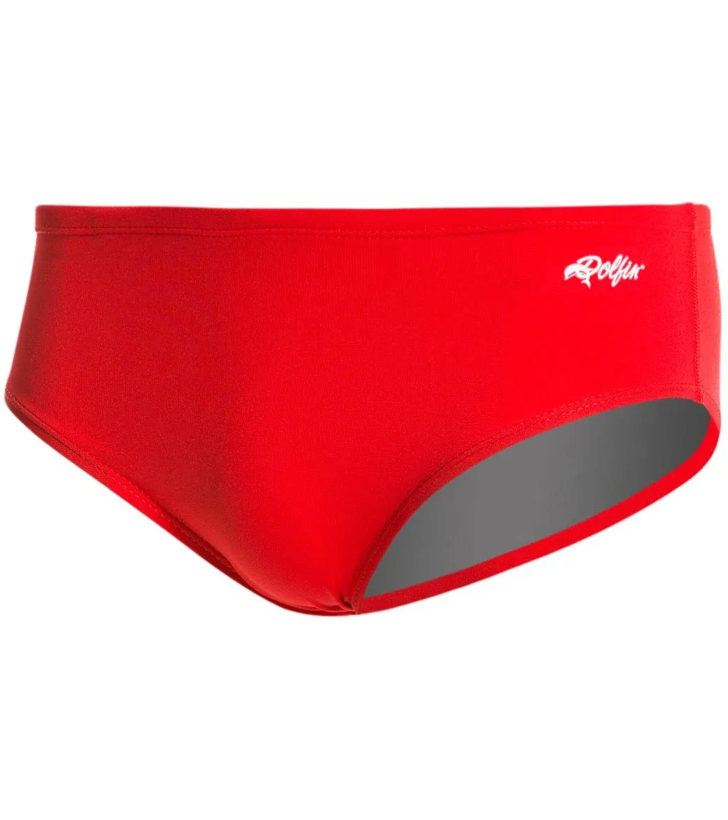 Mens Reliance Red Solid Racer - Size: 24 | Dolfin Swimwear