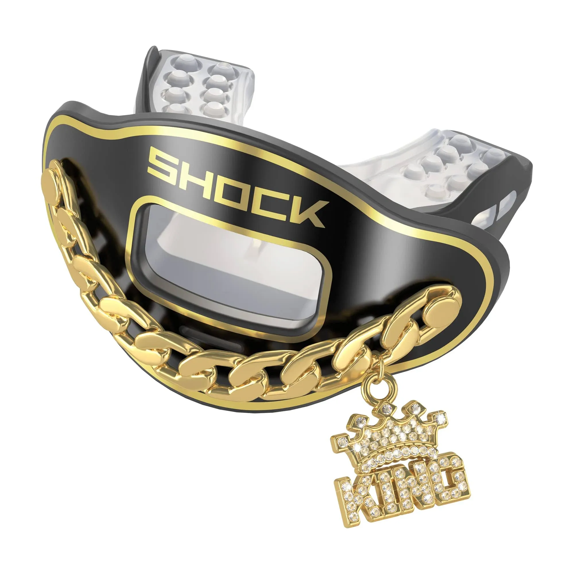 Shock Doctor Max Air Flow 3D Chain/Jewel Black/Gold King OSFA