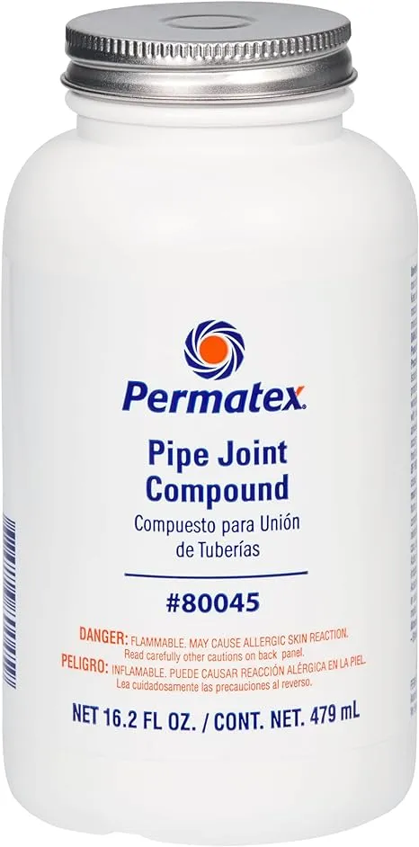 Permatex 80045 Pipe Joint Compound, 16.2 oz. Bottle