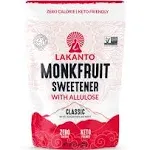 Lakanto Golden Monk Fruit Sweetener with Erythritol - Raw Cane Sugar Substitute, Zero Calorie, Keto Diet Friendly, Zero Net Carbs, Baking, Extract, Sugar Replacement (Golden - 3 lb)