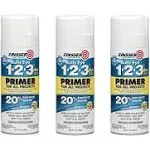 Zinsser 272479-3PK Bulls Eye 1-2-3 Plus Spray Primer, 13 oz, White, 3 Pack