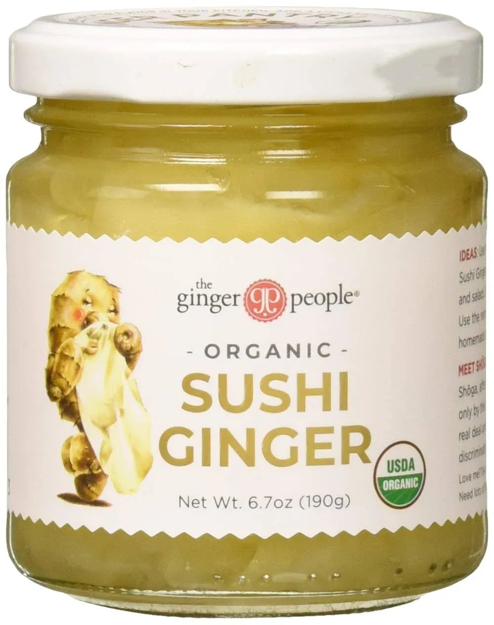 The Ginger People Organic Pickled Sushi Ginger