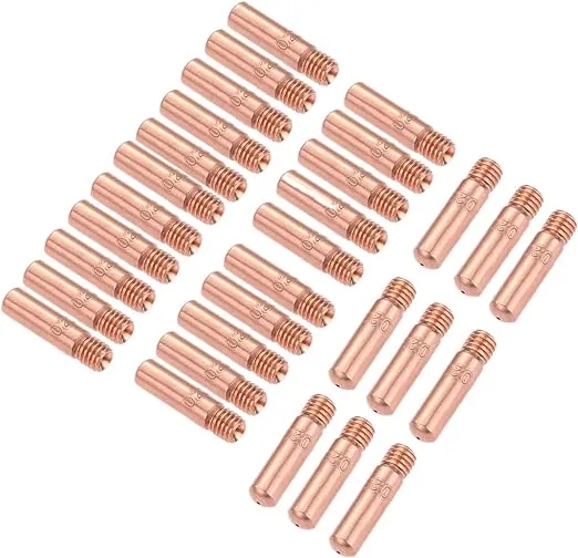 30Pcs MIG Welding Contact Tips 11-23 (0.023") Replacement for Lincoln/Magnum 100L & Tweco Mini #1 MIG Welding Gun