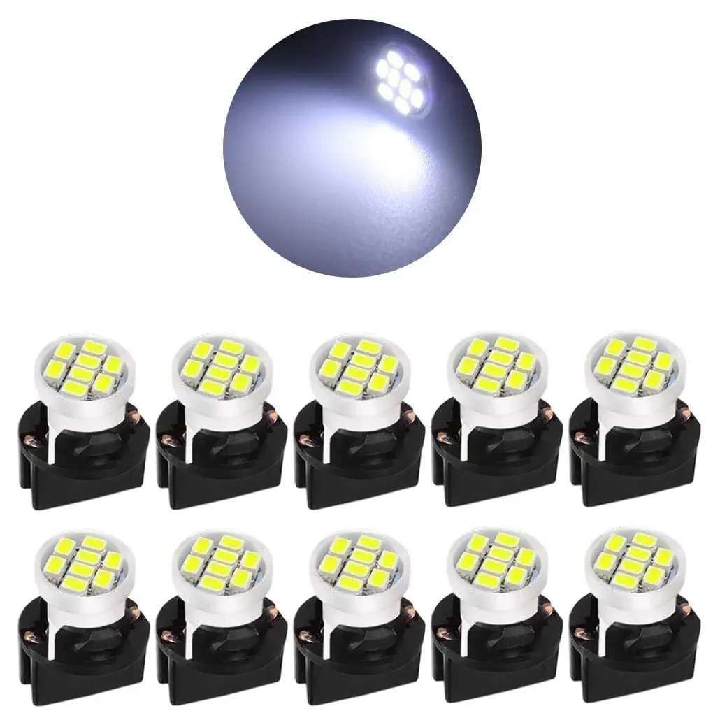 Glofe T10 194 168 Dash Instrument White LED Light Bulbs Bright Panel Gauge Cluster Dashboard LED Light Bulbs 10pcs/Set