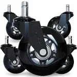 The Original Rollerblade Office Chair Wheels - Black