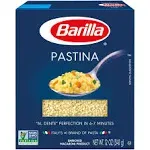 BARILLA Pastina Pasta 12 OZ. Lot of 4,  Expiration Date 09/17/2025 ~ Unopened.