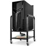 360Tronics Computer Tower Floor Stand 2-Tier Adjustable Desktop ATX-Case CPU Holder