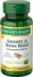 Nature's Bounty Anxiety & Stress Relief Ashwagandha KSM-66 50 Tablets