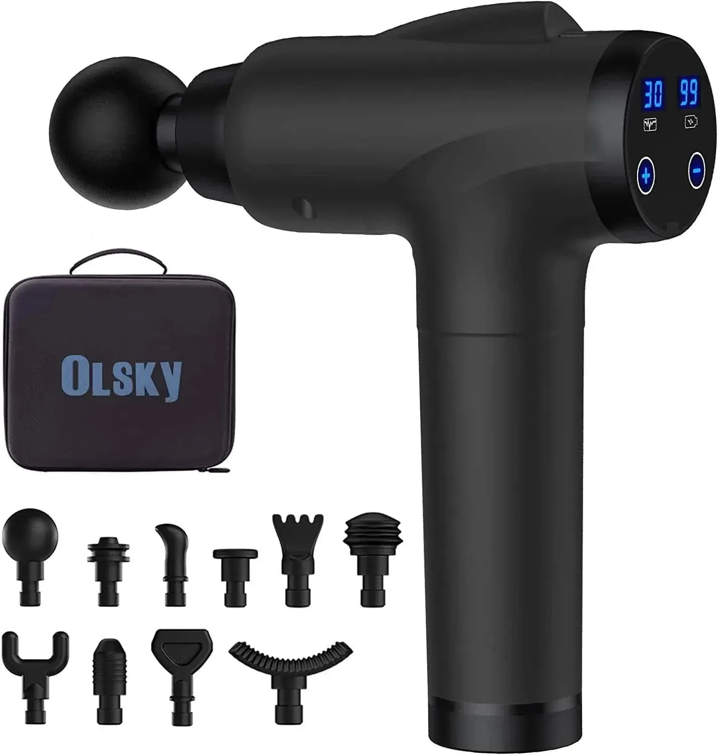 OLsky Massage Gun Deep Tissue Handheld Electric Muscle Massager