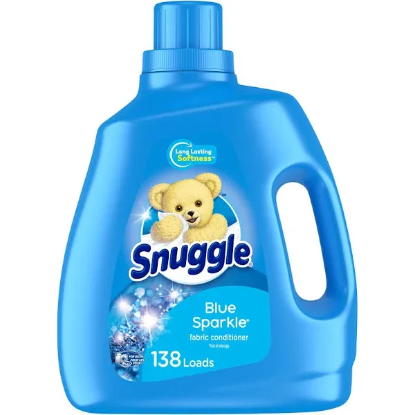 Blue Sparkle Snuggle Liquid Fabric Softener