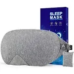 Mavogel Cotton Sleep Eye Mask - Updated Design Light Blocking Sleep Mask, Soft