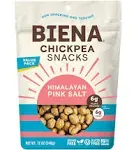 BIENA Chickpea Snacks - Crunchy Roasted Chickpeas - High Fiber Vegan Protein Snacks for Adults and Kids - Individual Pack - Himalayan Pink Salt