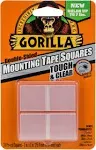 Gorilla Clear Mounting Tape Squares