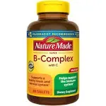 Nature Made Super B-Complex with Vitamin C and Folic Acid, Dietary Supplement for Immune Support, 460 Tablets, 460 Day Supply