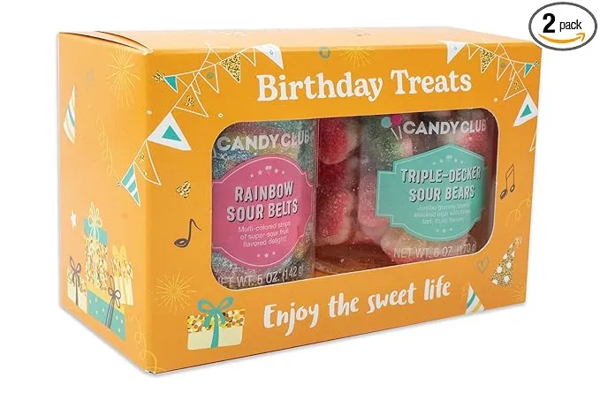 Wholesale Candy Birthday Treats Sour - Gift Set