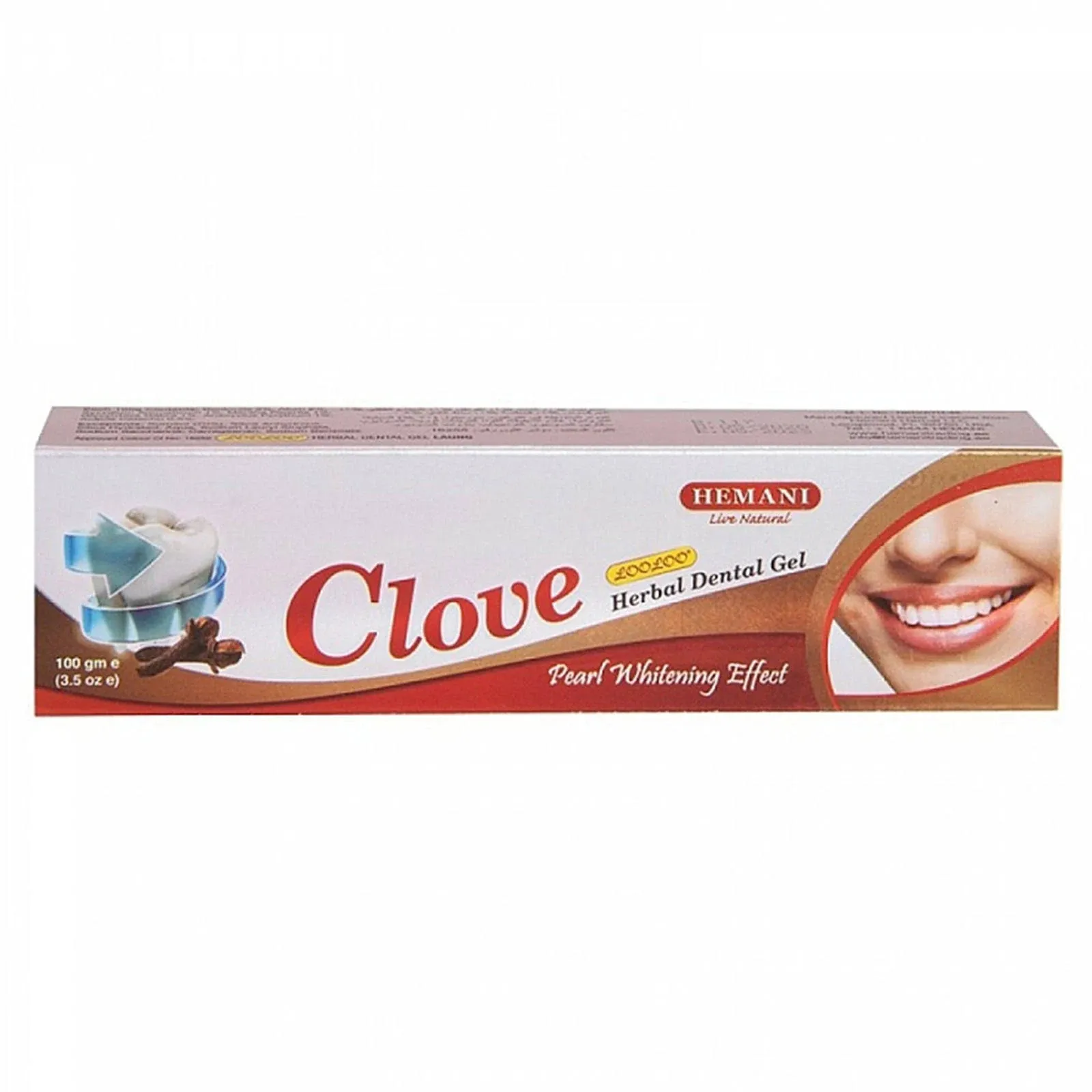 Clove Toothpaste 3.5 OZ (100g) I Whitening Effect with Clove, Mint and Liquorice I Strenghtens Gums I Fresh Breath